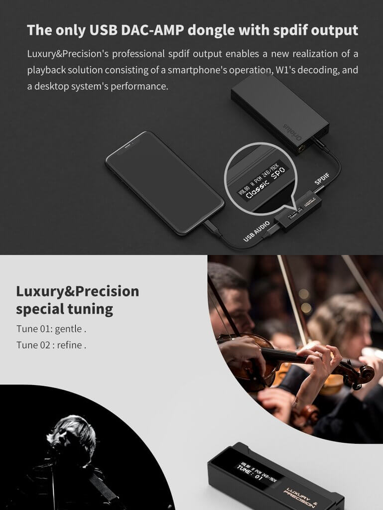 Luxury Precision W2 Portable USB DACAMP 3