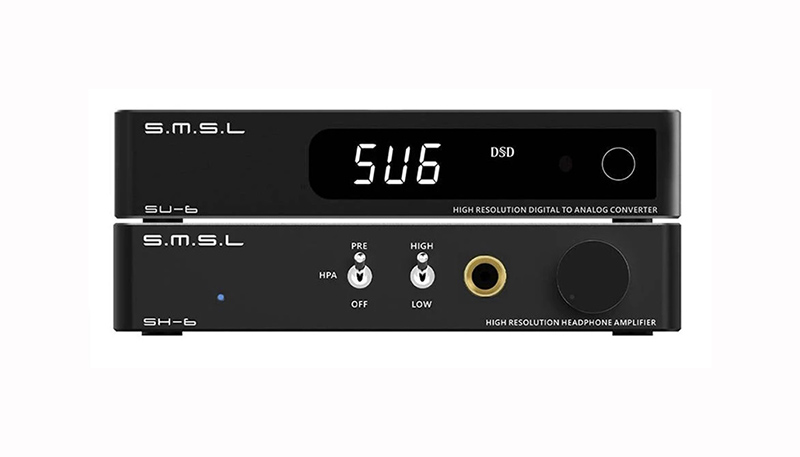 S.M.S.L SU 6 High Performance USB DAC and SH 6 Powerful Headphone Amplifier